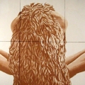 Volgiti indietro e tien lo viso - 189x127cm